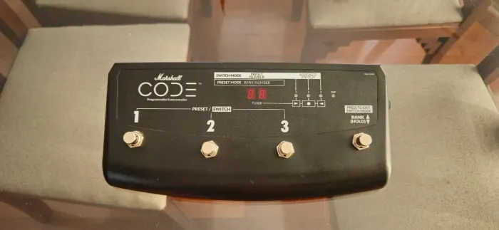 Controlador Footswitch Marshall Code Pedl-91009 - Impecável