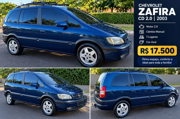 Chevrolet Zafira 2.0/ CD 2.0 8V MPFI 5P Mec. 2003