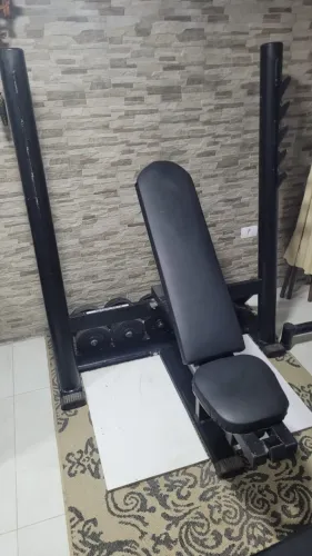 Kit Academia - Bancos, Barras, Anilhas e Halteres (222kg) 