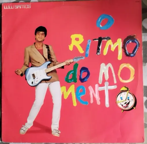 Vinil LP Lulu Santos - O Ritmo Do Momento (Reedição 1988) New Wave / Pop Rock
