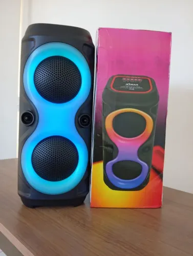 Caixa de som bluetooth xtrad 50w som alto