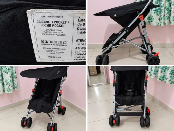 Carrinho de bebê Pocket Multikids