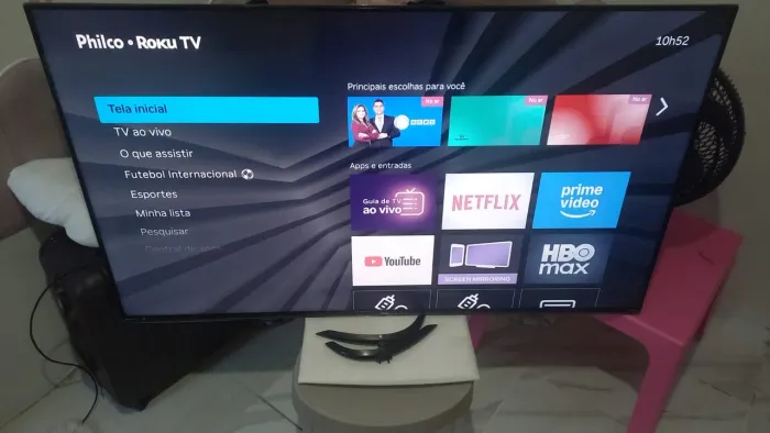 Tv Smart Roku Philco 58 polegadas 4k