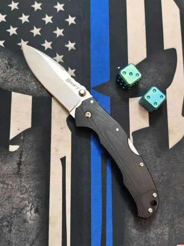 COLD Steel SWIFT I #CS22A DROP POINT Plain Edge Assisted OPEN CTS-XHP G10 Handles 