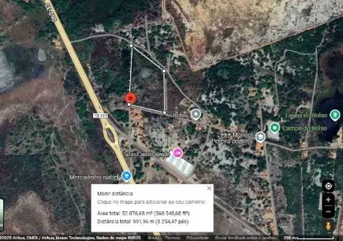 TERRENO para alugar na cidade de SAO GONCALO DO AMARANTE-CE