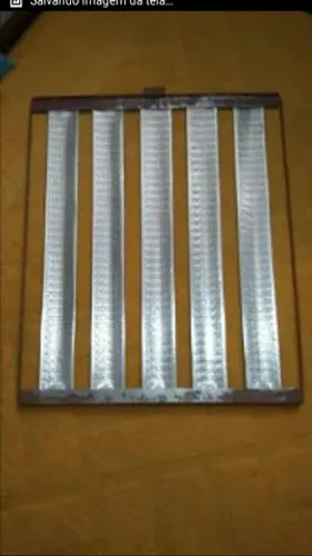 Assadeira retangular 58x68cm com 05 talas Walpan