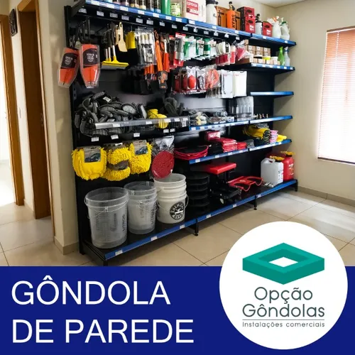 Gôndolas de Parede | Prateleiras Novas
