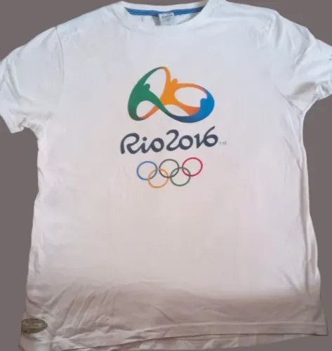 Camisa masculina P - Oficial Jogos Olímpicos Rio 2016 -