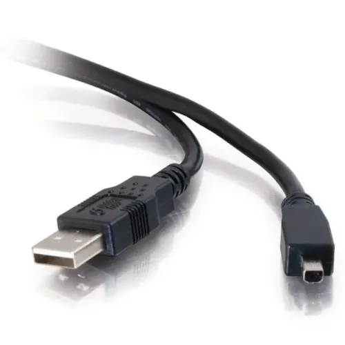 Cabo Usb Extensor 2.0 Am X Mini 4 Pin M 1,80m Preto - Clone