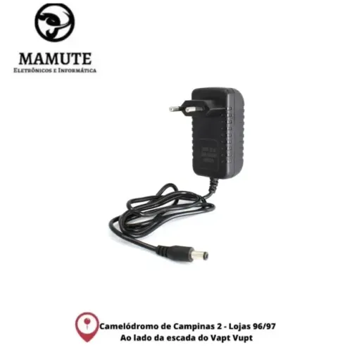 Fonte 3a 12v Estabilizada Chaveada Bivolt Cftv E Fita Led