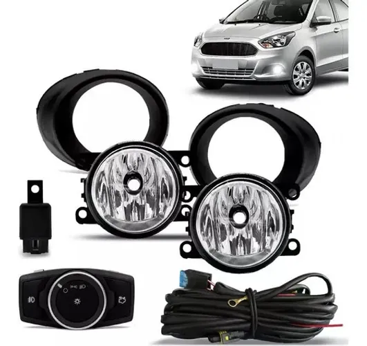 Kit Farol Milha Neblina Ka 2015 2016 2017 2018 Ford Auxiliar