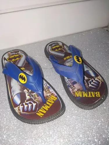Chinelo Sandalia Imfantil Super Heroes - Batman