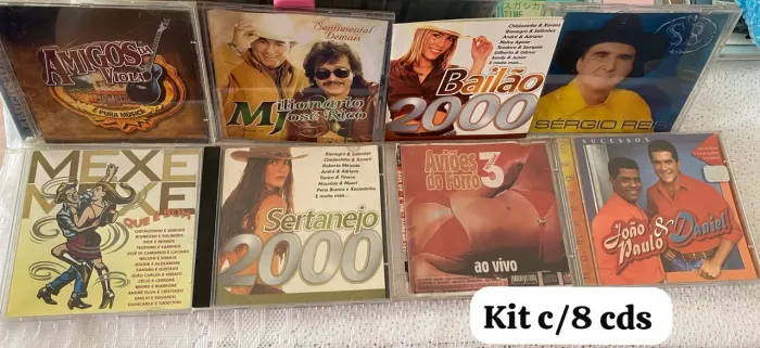 KIT DE CDS MUSICAS SERTANEJAS