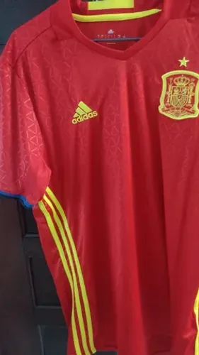 Camisa Seleção Espanhola Espanha Futebol Adidas Nova com etiqueta Oficial Tamanho L (G)