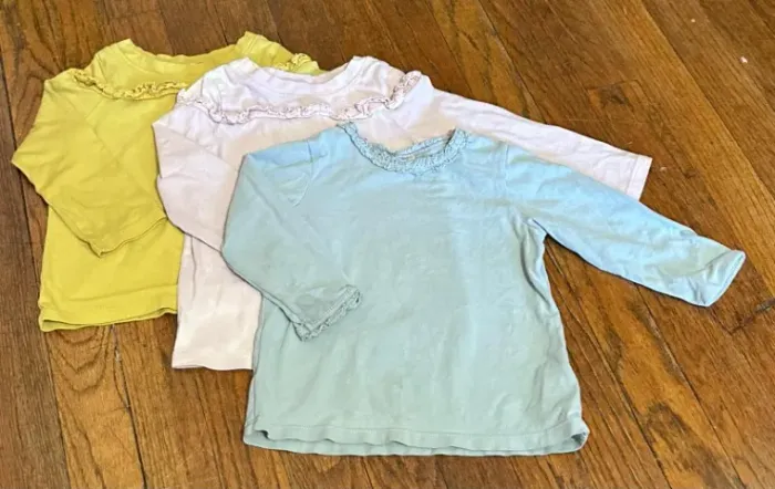 lote camisetas cat & jack tamanho 9-18 meses importadas (desapego)