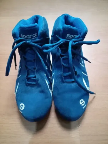 Sapatilha Sparco Slalom Suede Azul - Tamanho 41 - rara