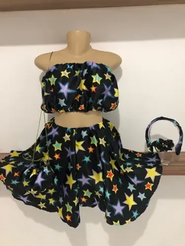 Fantasia Estrelinha -  Bloco Carnaval - Carnaval - Bloco de Rua - Festas