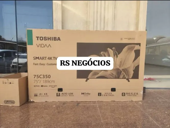 Smart Tv Toshiba 75 Polegadas, Lacrada + NF (Até 12x) 
