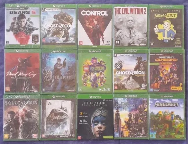Jogos Xbox One Zerados Lacrados 80 cada