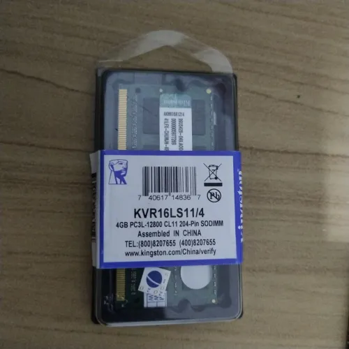 Memória RAM Kingston 8GB (2x4) DDR3 DDR3L SODIMM