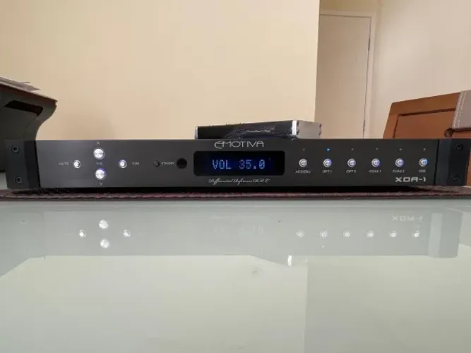 Pre Amplificador Emotiva Xda-1 com Dac. Made in USA.