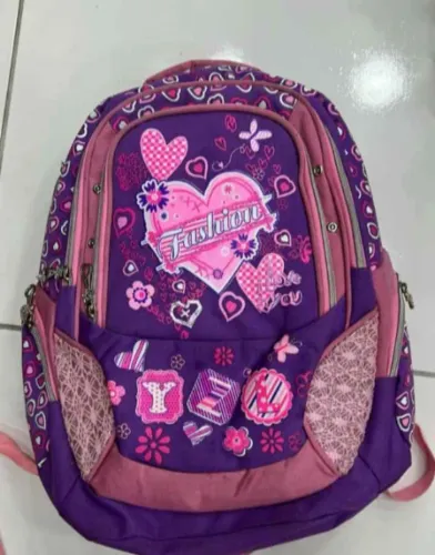 Mochila Escolar De Grande Capacidade Vários Bolsos De Armazenamento
