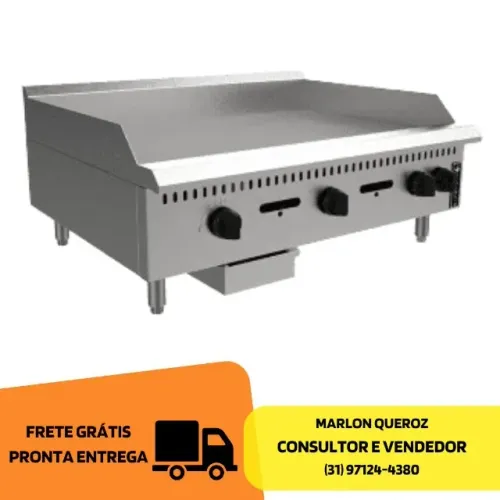 Chapa de Lanches a Gás 1,20M Venâncio