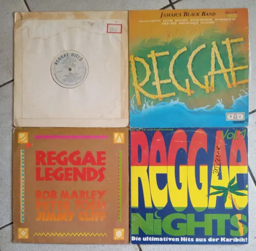 Discos De REGGAE Coleção Com 4 Álbuns De Vinil