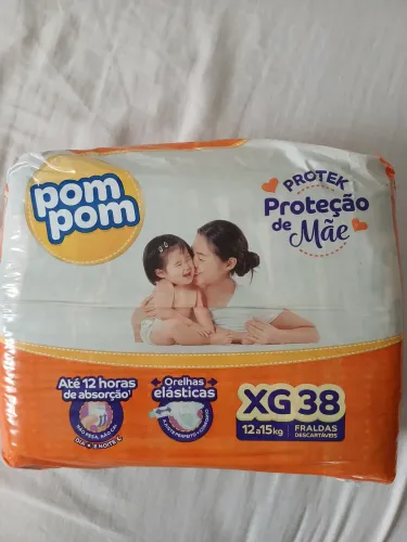 Fralda Pom Pom XG 38 - Proteção de Mãe