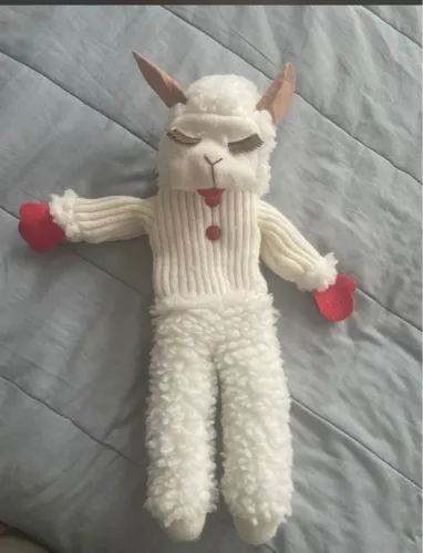 Fantoche Lamb Chop importada e antiga 