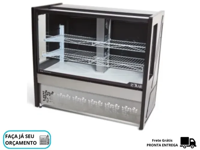 Balcão de Tortas 1,25M Polar 220v Novo