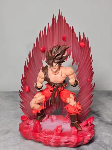 Dragon ball Z Goku Kaioken E&C lacrado com effect