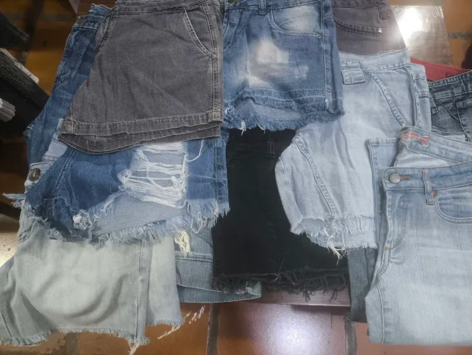 Lote 12 Shorts e Bermudas Jeans 