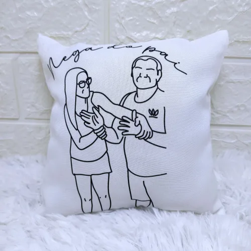 Almofada Personalizada + Arte Digital De Caricatura 