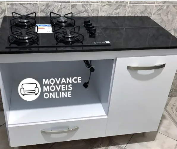 Balcão Para Cooktop e Forno Novo