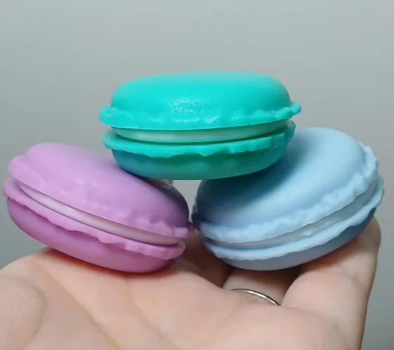 5 Potes Mini Macarons Porta-joias 