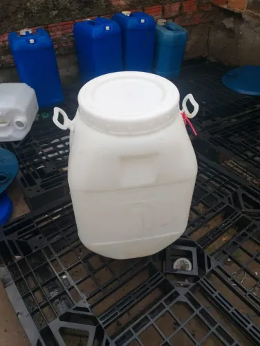 Bombona plástica vasilhame recipiente do bocão de 50 litros