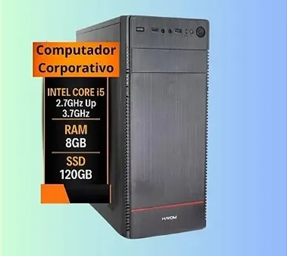 Computador i5 8GB Ram e SSD 120GB - Emitimos Nota Fiscal!
