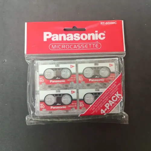 Fita Microcassete Panasonic - 4 Unidades