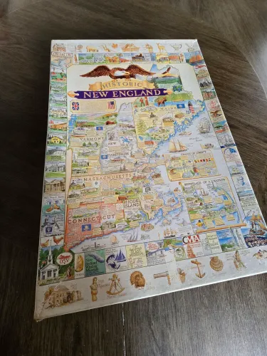 Quebra-cabeça Colecionador - White Mountain - Historic New England (1000p)