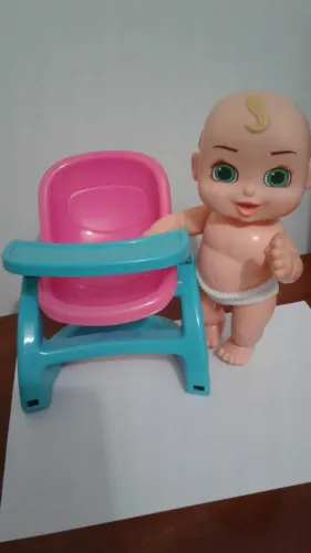 Bebe Estrela + Cadeira usado leia