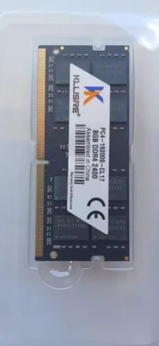 MEMÓRIA DDR4 8 GB FREQUÊNCIA 2400 NOTEBOOK 