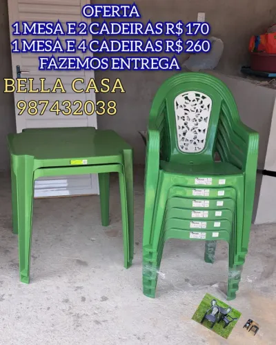 OFERTA!! CADEIRA PLASTICA DUE.F K.D EUSMER.F UZ ENTREGO HOJE 