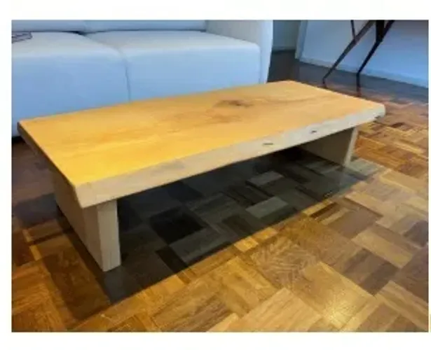 MESA DE CENTRO - MADEIRA DE PINUS - MEDIDAS 1,30 X 57 - VALOR R$ 500,00