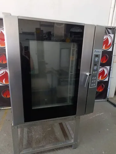 Forno combinado para 10 Gns marca prática elétrico   trifásico funcionando perfeitamente