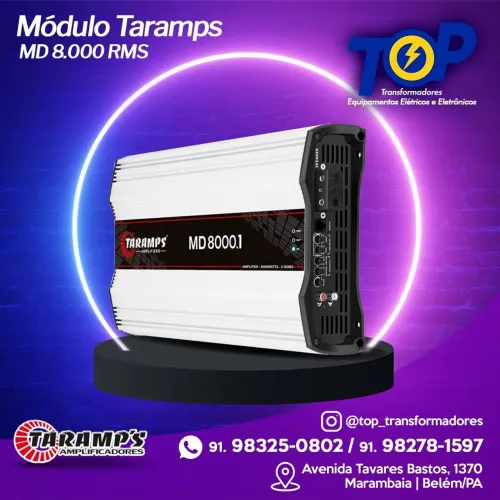 Módulo Amplificador Taramps MD 8000.1 RMS