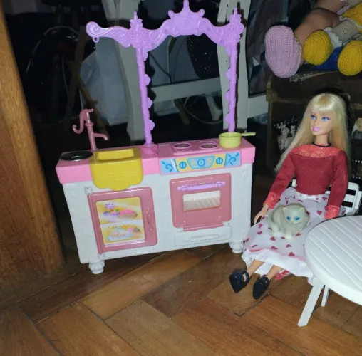 Cozinha da Barbie - Com Acessórios