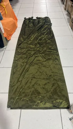 Cortina de Cetim para Varão Duas Partes 