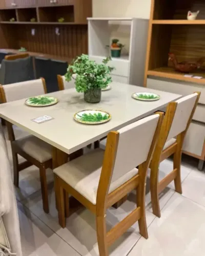 Mesa de Jantar 4 Cadeiras Magic 4 Cadeiras Produto Novo!! Pronta Entrega!!