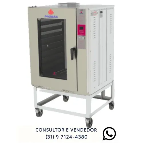 Forno Turbo Elétrico 10 Esteiras Progas